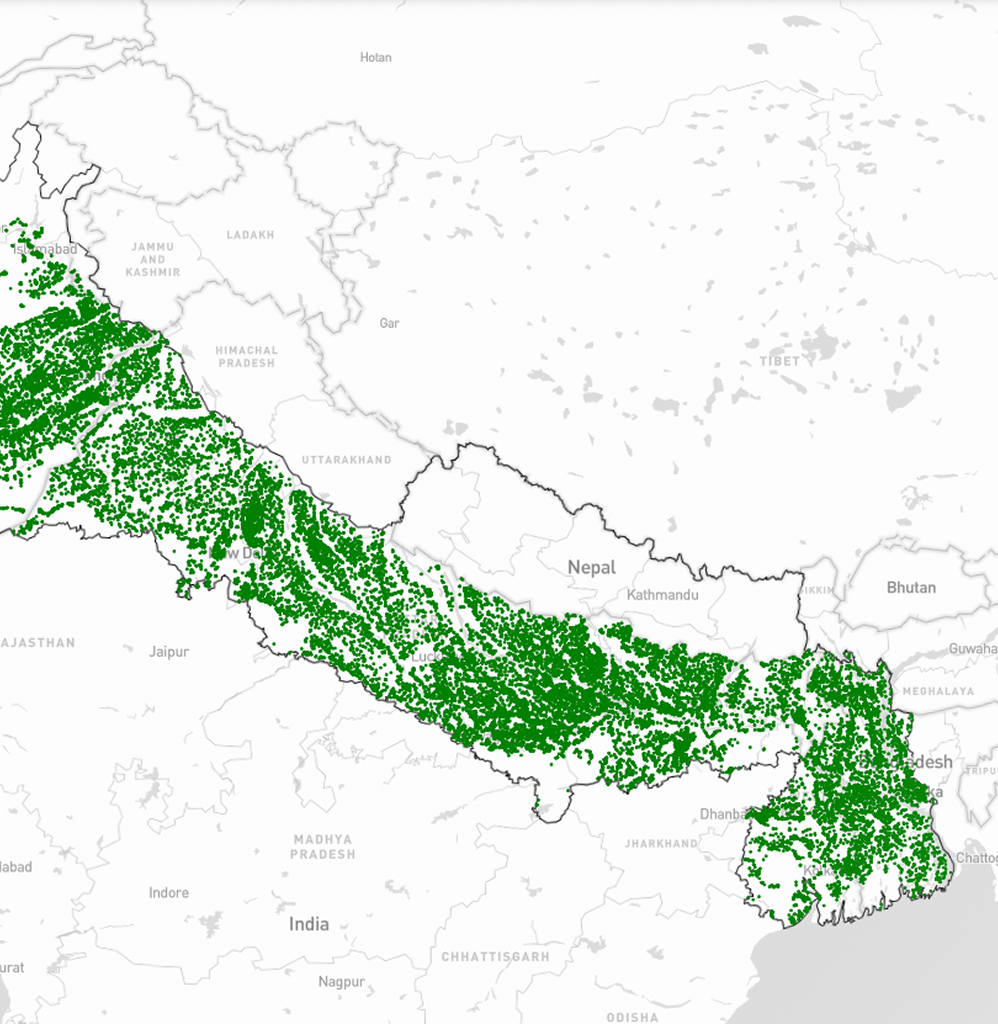 Detection of brick kilns